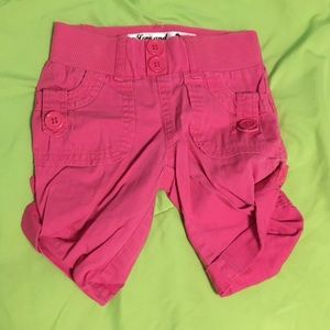 Girls pink shorts